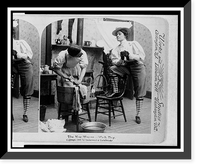 Historic Framed Print, The new woman. wash day - 2,  17-7/8" x 21-7/8"