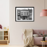 Historic Framed Print, [Leigh Street Pharmacy, Richmond, Va.],  17-7/8" x 21-7/8"