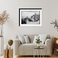 Historic Framed Print, New York - Paris race: Drivers of German car, New York,  17-7/8" x 21-7/8"