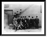 Fifteen officers of the Fruit Dispatch Company of New York posed, 1909 Classic, Vintage Wall Art