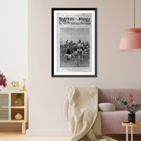 The Philippines. Brigadier-General Loyd Wheaton, U.S.V., ordering advance at Stone Quarry Hill, March 13.Frederic Remington, adapted from photographs, Vintage Poster