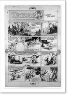 Tarzan. Forgive me my ill temper, my friends, Tarzan said, but I am worried about something", Vintage Wall Art