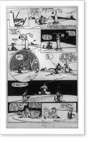 Krazy Kat. A one-fruit, one-liff-one-tree fig orchard, heh?"" Classic, Vintage Poster