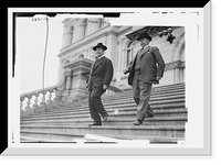 Historic Framed Print, Secy. Tierney and Gov. Glynn - 2,  17-7/8" x 21-7/8"