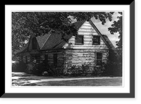 The James Duane Doty house at Neenah, Wis., erected in 1845 and known for many years as the Grand Loggery. Neenah. Today the cabin. is maintained as an historical museum in Doty park Classic Wall A