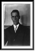 Historic Framed Print, [Paul G. Redington, half-length portrait, facing front],  17-7/8" x 21-7/8"