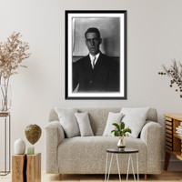 Historic Framed Print, [Paul G. Redington, half-length portrait, facing front],  17-7/8" x 21-7/8"