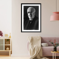 Edison quits laboratory at 84, may presage retirement.photo by Underwood & Underwood. Classic, Vintage Poster
