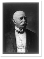 Ferdinand Adolf August Heinrich Graf von Zeppelin, head-and-shoulders portrait, facing right, Vintage Poster