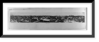 Historic Framed Print, Panorama of Miami,  17-7/8" x 21-7/8"