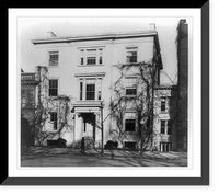 Slidell House, H Street near Connecticut Ave., N.W., north side of Lafayette Square, Washington, D.C., in 1918 Classic, Antique Print