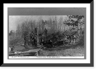 Tarring fish seines, East Marion, L.I, Vintage Wall Art