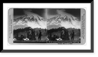 Mt. Tacoma or Rainier, Patriarch of the Cascades, 14,528 ft. high Classic, Antique Print