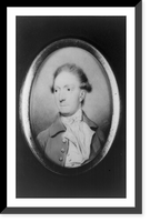 Historic Framed Print, [Col. William Grayson, head-and-shoulders portrait, facing left, in oval],  17-7/8" x 21-7/8"