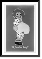 Oh, darn you Andy!.Arthur Rice, Antique Print