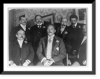 Assistant Secretary of State Robert Bacon and diplomats.photo by Waldon Fawcett, Vintage Wall Art