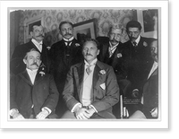Assistant Secretary of State Robert Bacon and diplomats.photo by Waldon Fawcett, Vintage Wall Art