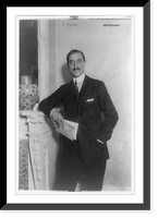Historic Framed Print, [Giovanni Fummi, three-quarter length portrait, standing, facing front].photo by Bain News Service.,  17-7/8" x 21-7/8"