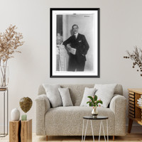 Historic Framed Print, [Giovanni Fummi, three-quarter length portrait, standing, facing front].photo by Bain News Service.,  17-7/8" x 21-7/8"