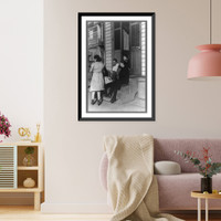 Historic Framed Print, Sunday afternoon in New Orleans, Louisiana,  17-7/8" x 21-7/8"