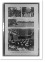 The International Postal Congress at Washington. official and social functions participated in by its members.from copyrighted photographs by James Henry Harper, Washington, D.C. Heritage Wall Art