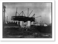 Historic Framed Print, [Union Station under construction, Washington, D.C.] - 2,  17-7/8" x 21-7/8"
