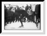 Historic Framed Print, Phil Kearney of Saratoga Skating Club, Brooklyn, N.Y.,  17-7/8" x 21-7/8"