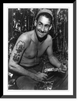 Black & White Photo - S/Sgt. LeRoy Norton, the ex-lumberjack from Bend
