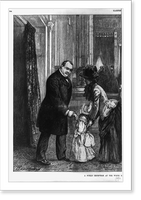 Historic Framed Print, A public reception at the White House.drawn by Paul Renouard.,  17-7/8" x 21-7/8"