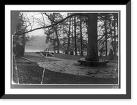 Historic Framed Print, [Memorial site for Carin G&ouml;ring, Schorfheide, Carinhall],  17-7/8" x 21-7/8"