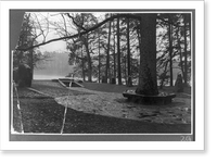 Historic Framed Print, [Memorial site for Carin G&ouml;ring, Schorfheide, Carinhall],  17-7/8" x 21-7/8"