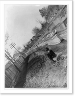 Historic Framed Print, [C & O Canal at Georgetown],  17-7/8" x 21-7/8"