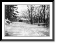 Hoosick White House Bridge Classic, Antique Wall Art