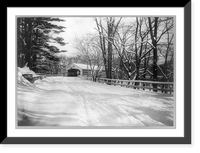 Hoosick White House Bridge Classic, Antique Wall Art