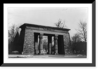 Historic Framed Print, [Grove Street Cemetery, New Haven, Connecticut],  17-7/8" x 21-7/8"