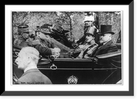 King Alfonso of Spain, Poincarr&eacute; sic in Madrid.Bain News Service, Vintage Print