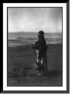 Historic Framed Print, On the beach. Chinook,  17-7/8" x 21-7/8"