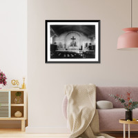 Interior, Our Lady of Grace Roman Catholic Church, Howard Beach, New York, Vintage Wall Art