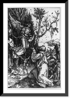 Historic Framed Print, [Life of the Virgin. Angel appearing to Joachim].AD.,  17-7/8" x 21-7/8"