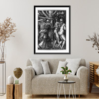 Historic Framed Print, [Small Passion. The expulsion from Paradise].AD.,  17-7/8" x 21-7/8"