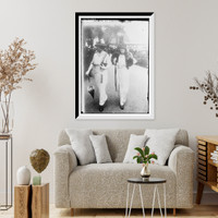 Historic Framed Print, Fashions at Trouville- 1913,  17-7/8" x 21-7/8"