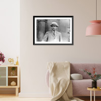 Historic Framed Print, [Sen. A.J. Gronna, Minister to Denmark, half-length portrait, facing left].photo by Bain News Service, New York.,  17-7/8" x 21-7/8"