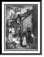 The First granary in Boston was built in 1715 near the corner of today's Beacon and Park Streets, Historic Reproduction