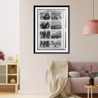 The Pictorial spirit of the Illustrated European Press, Antique Print