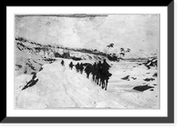 Japanese cavalry scouting near Ping-Yang, Vintage Wall Art