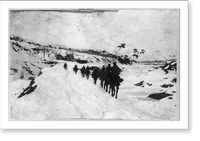 Japanese cavalry scouting near Ping-Yang, Vintage Wall Art