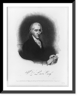 Wm. Lewis Esqr..engraved by C. Goodman & R. Piggot, from the original picture by Stuart for the Analectic Magazine, Antique Poster