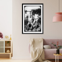 Four Marines posing for photo, Nicaragua Classic, Vintage Wall Art
