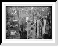 Historic Framed Print, Looking N.E. from atop Singer Bldg. , New York,  17-7/8" x 21-7/8"