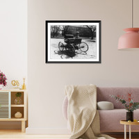 Haynes automobile, 1893. First car made by Elwood Haynes, Kokomo, Indiana, Antique Wall Art